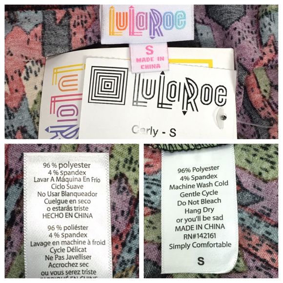 LuLaRoe Carly Dress Size Small - Picture 8 of 8